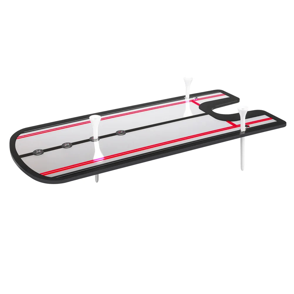 Golf Putting Mirror - Alignment Training Aid with Laser-Engraved Lines.