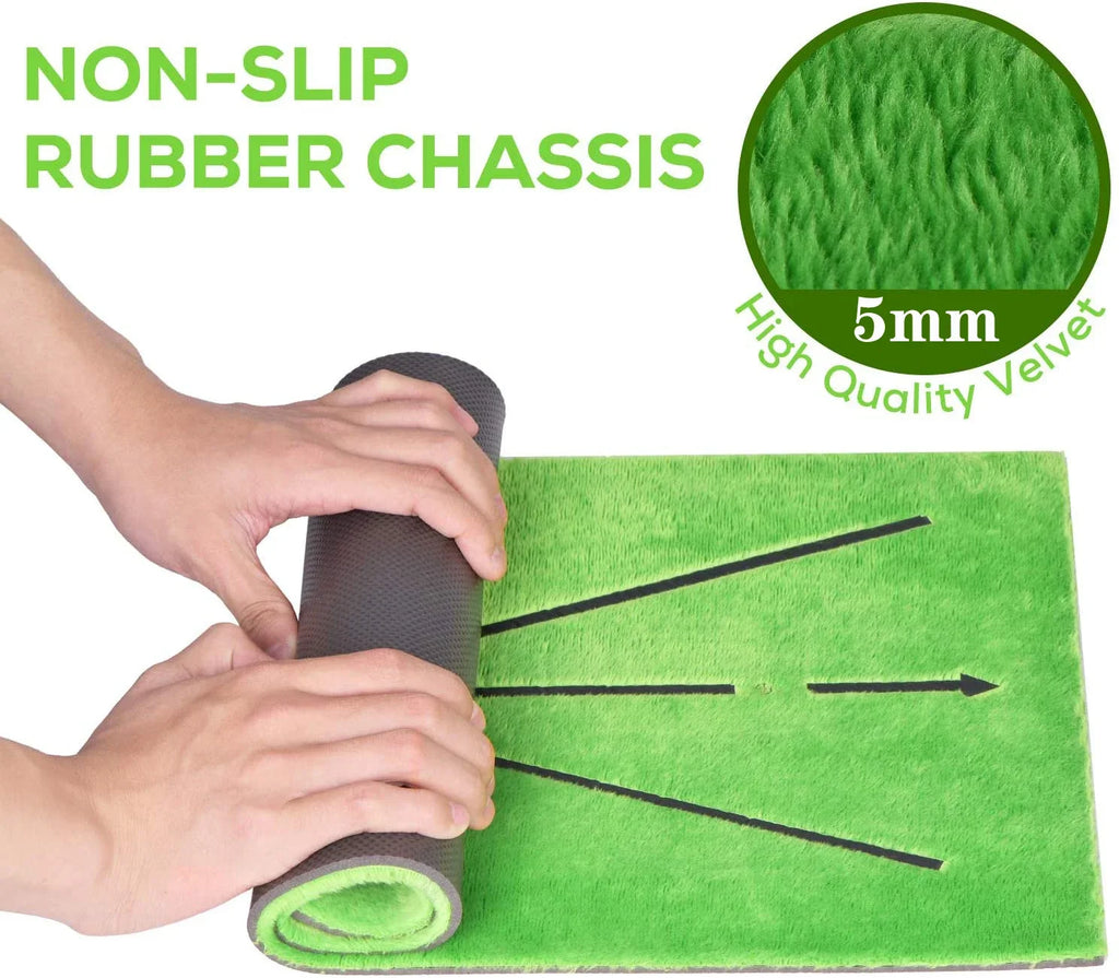 Golf Training Mat Golf Swing Practice Marking Pad Inspection Batting Trajectory Direction Detection Pad