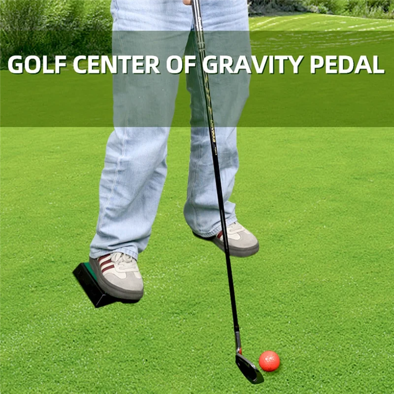 B48B-Golf Swing Trainer Aid Golf Training Aid 15-Degree Alignment Correction Pedal Foot Wedges Golf Swing Corrector Golf Trainin