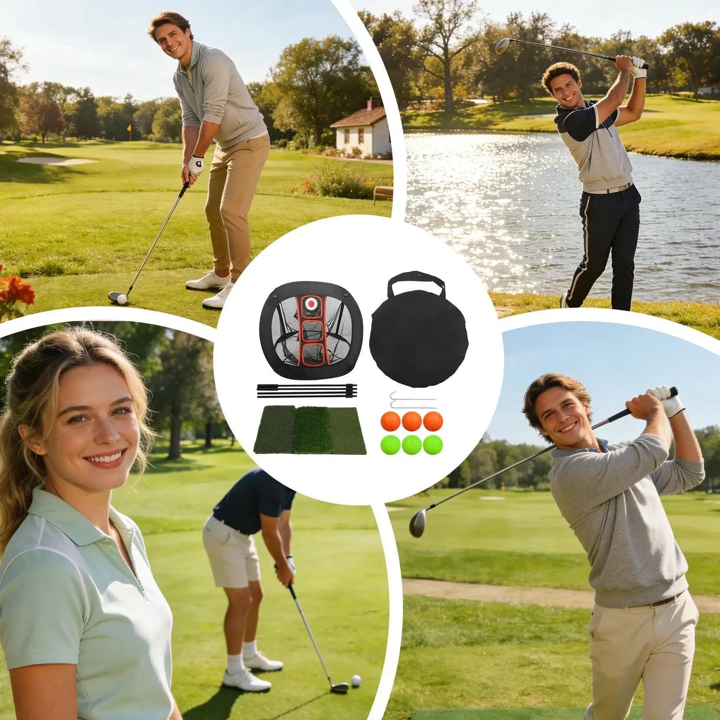 Improve your "Chipping" faster at HOME, both indoor and outdoor.